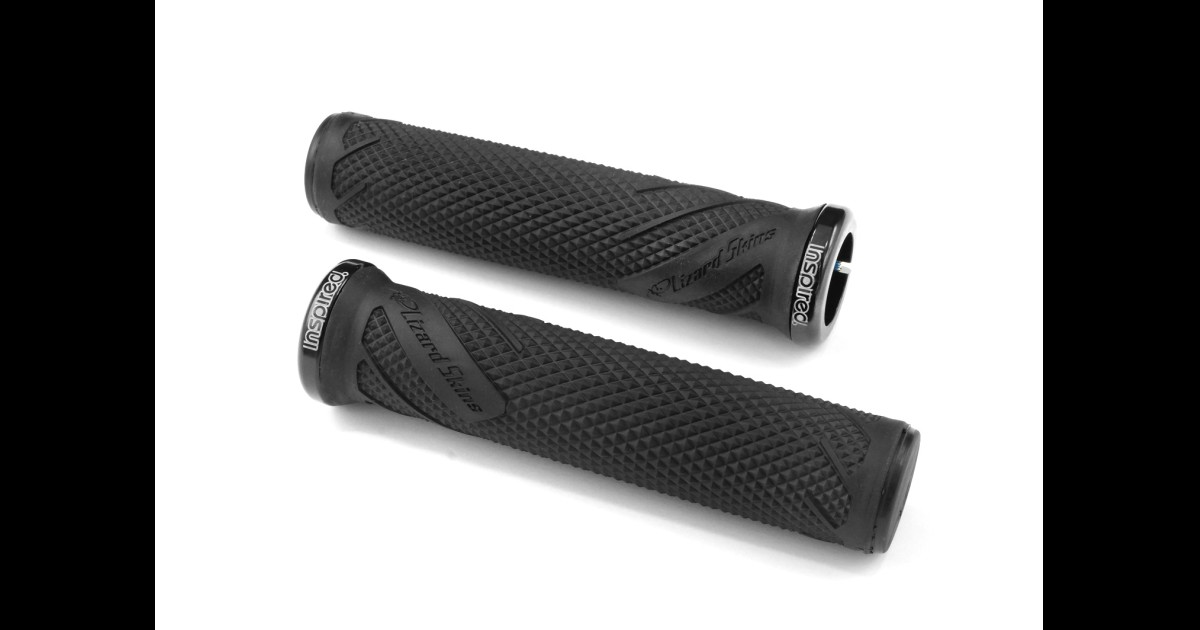 Lizard Skins Wasatch Griffe – Paar Mit Verriegelungsring, Grau (Durchmesser 29 Mm)